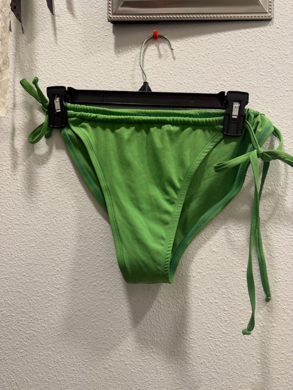 Target Green Side-Tie Bikini Bottoms